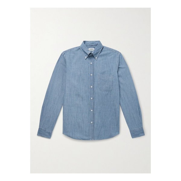 하트퍼드 버튼다운 칼라 코튼 샴브레이 셔츠 46376663162884226