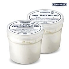 푸드앤플랜 리얼 그릭요거트 플레인 350g 2개