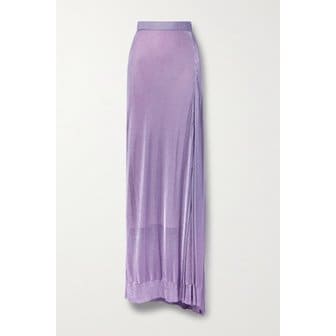 더로우 Girela Open-knit Lurex Maxi Skirt 라일락 33258524072688630