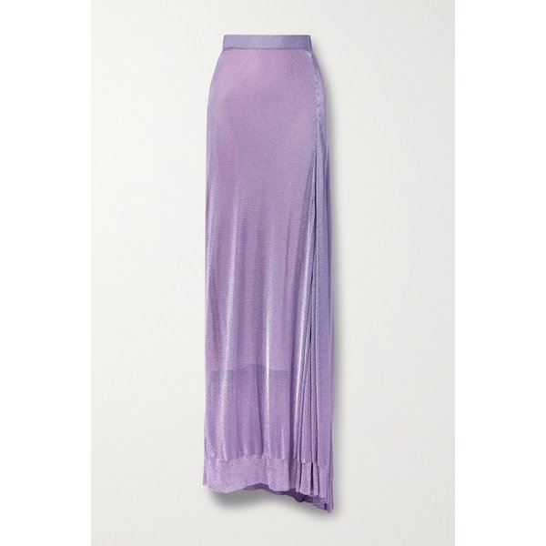 Girela Open-knit Lurex Maxi Skirt 라일락 33258524072688630