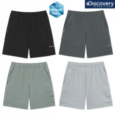 디스커버리키즈 25SS 키즈 프레시벤트 경량 우븐 포켓 포인트 트레이닝 반바지 DKTB76053
