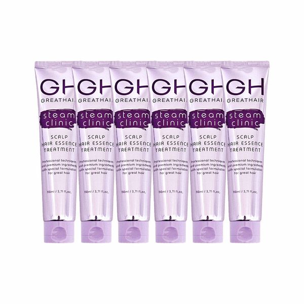 GH 그레이트헤어 스팀 클리닉 스칼프 헤어에센스 트리트먼트 이찬석 110ml 6개