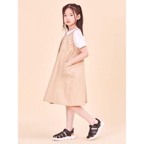 *SSG몰특가*[BEANPOLE KIDS] 화섬 민소매 원피스  베이지 (BI4471G06A)