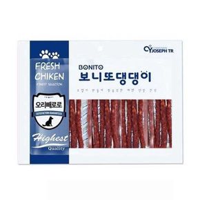 애견용품 보니또 댕댕이 오리고기 빼로로 실중량 150g 1팩