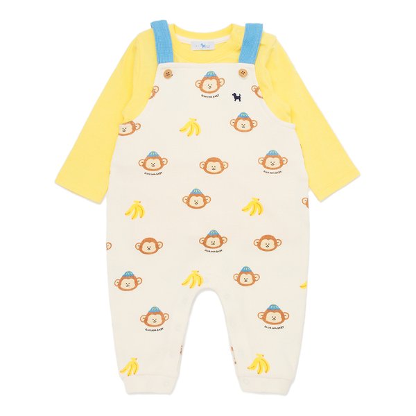 [여주점] [오프라벨 여주점] 블루독베이비 (IV) 몽키멜빵우주복 (45170-675-01)