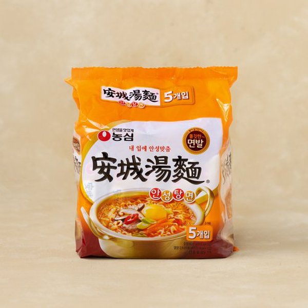 [농심] 안성탕면 5입 625g (125g5입)