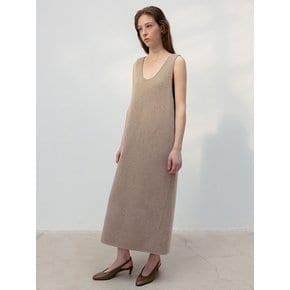 Long Handmade Dress_Beige