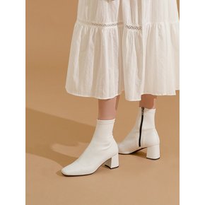 [리퍼브][225]Camilla Span Ankle Boots(White)_B9011