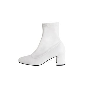 [리퍼브][225]Camilla Span Ankle Boots(White)_B9011