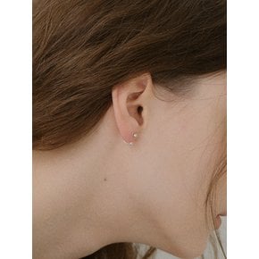 [Silver 925] Two Way Ball Earrings (S)