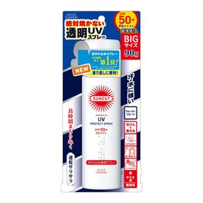 KOSE 코시 선컷 선크림 클리어 스프레이, 무향, 90g SPF50+ PA+++