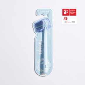 [무케] 유키위_마그네틱 항균 칫솔 1pc (파우더블루) 자석칫솔 초 미세모 프리미엄 칫솔