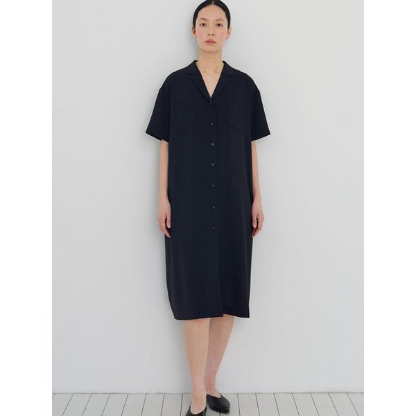 Formal summer dress navy