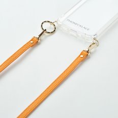 Orange/Pink Combl Leather Strap