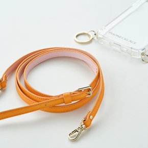 Orange/Pink Combl Leather Strap