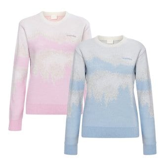 아이더 [부산점] 스노이 여성 긴팔 그래픽 스웨터 DWW25262