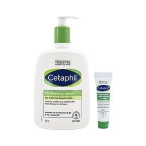 [Cetaphil] 세타필 모이스춰 라이징 로션 대용량 591ml+로션14g