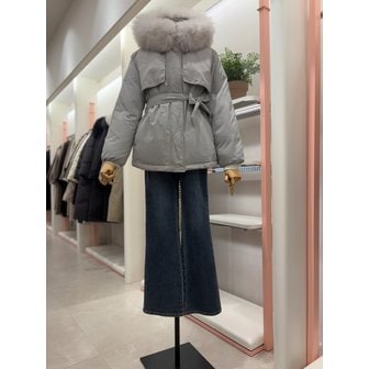 잇미샤 [여주점] 여성 벨티드 하프 구스다운 점퍼(ITPCYPD390)