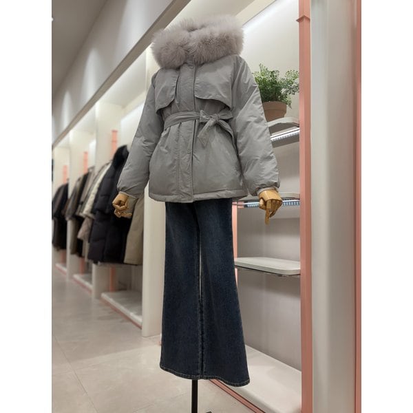 [여주점] 여성 벨티드 하프 구스다운 점퍼(ITPCYPD390)