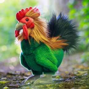애너미고스 영국에서 온 동물친구 수탉 인형 귀여운 닭 동물인형..[32948849]