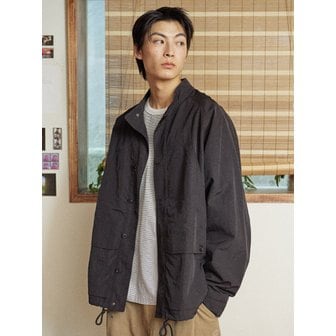 원더플레이스 MULTI PK COTTON JACKET [BLACK]