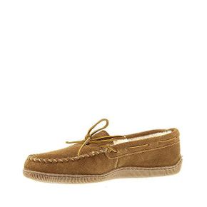 미국 미네통카 모카신 Minnetonka Mens Sheepskin Hardsole Moccasin Slippers 1427137