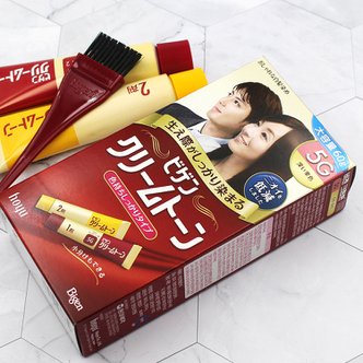 너만아는잡화점 비겐크림톤 바르는 새치 염색약 대용량 60g 진한밤색(5G)