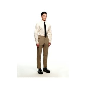 Bio Washing Tapered Chino Pants_Light Brown