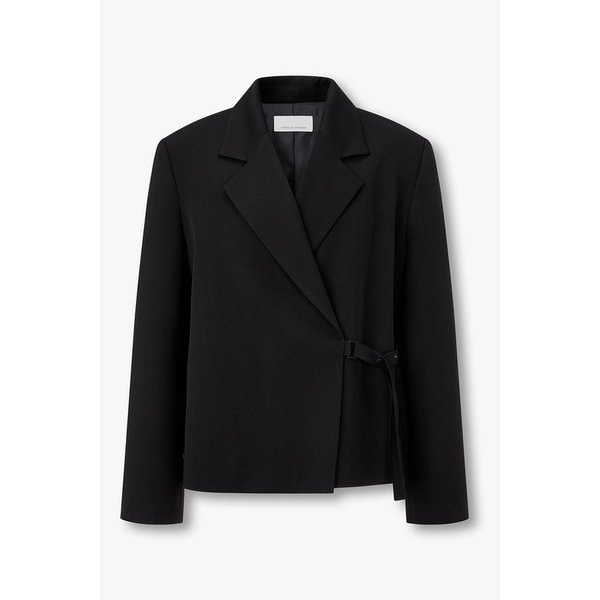 폴리 블렌드 노치트 라펠 숏 자켓 7125310504199