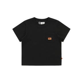 [공식]프레쉬 아스킨 포켓 반팔 티셔츠 키즈 BLACK