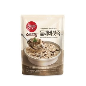 CJ제일제당 햇반 소프트밀 들깨버섯죽 420g x3개