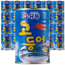  유동 고등어 통조림 400g x 24캔(대박스)