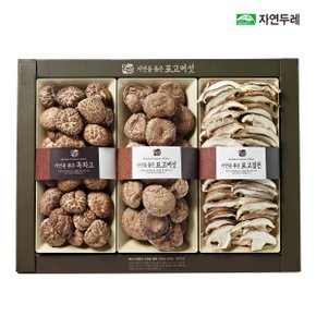 [명절이후 순차배송] [자연두레]혼합버섯세트2호(흑화고120g+동고130g+표고절편80g)