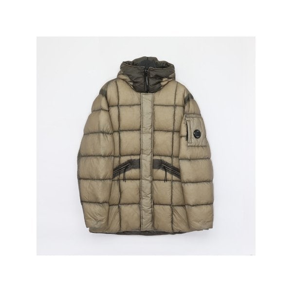 25FW 렌즈와펜 DD쉘 후드 롱패딩 남성 자켓 19CMOW182A 110416A 356