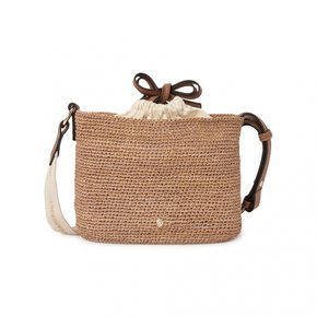 [부산점] 날린 라피아 여성 크로스백 BAG52312 NOUGAT