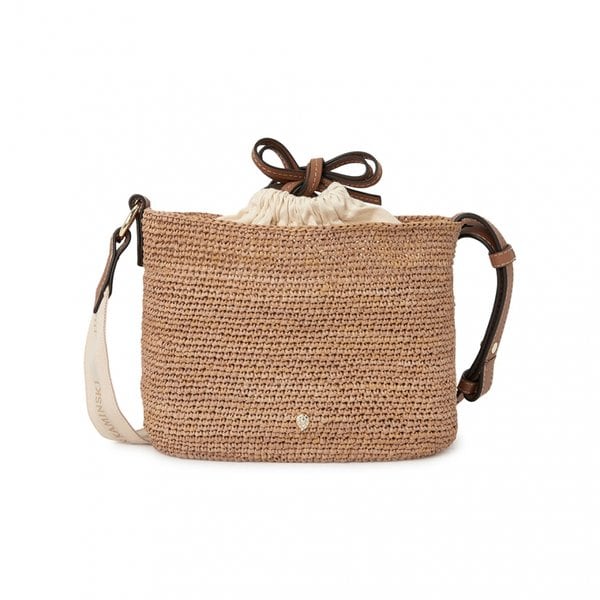 [부산점] 날린 라피아 여성 크로스백 BAG52312 NOUGAT
