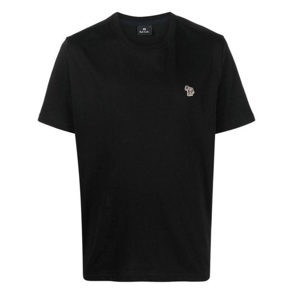 26SS 폴 스미스 지브라 패치 반팔 M2R 011R VP5614 79 BLACK DOM