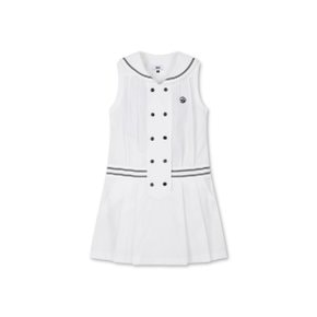 Women Seersucker Marine waacky Dress_WWUAM24221WHX