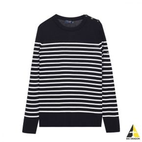 세인트제임스 Bregancon R POP Elbow Patch - NavyBlancTulipe (0735-Y) (브레건송