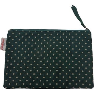  영국 캐스키드슨 파우치 Cath Kidston Cotton Mini Dot Zip Purse Pouch in Green 1611380