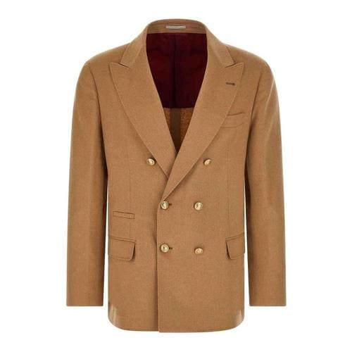 브루넬로 쿠치넬리 수트 자켓 MV4377BPDGC001 BEIGE
