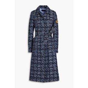 Cotton-blend jacquard coat 블루 1647597352044935