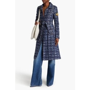 Cotton-blend jacquard coat 블루 1647597352044935