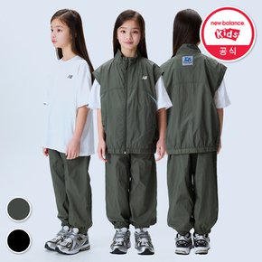 뉴발란스키즈 [3pcs] STREET CREW_조끼 풀집업 우븐셋업 NK9YF1211U