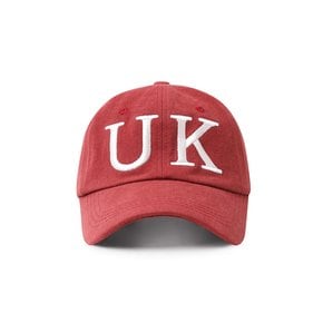 UK COTTON BALL CAP BURGUNDY