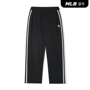 MLB [코리아공식] 베이직 스몰로고 냉감 와이드팬츠 NY (Black)