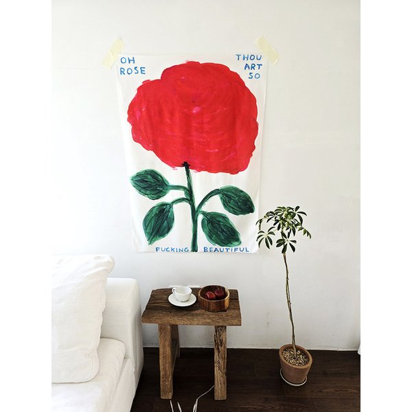 오 로즈 아트 패브릭 포스터