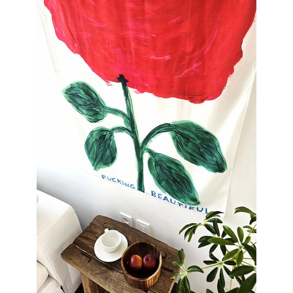 오 로즈 아트 패브릭 포스터