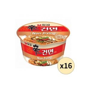 농심 신라면 건면 사발 77g x 16개