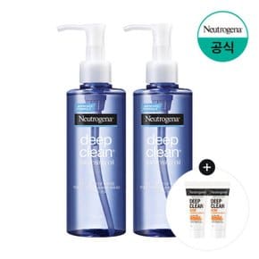 [아크네10gx2개증] 뉴트로지나 딥클린 클렌징 오일 200ml x2